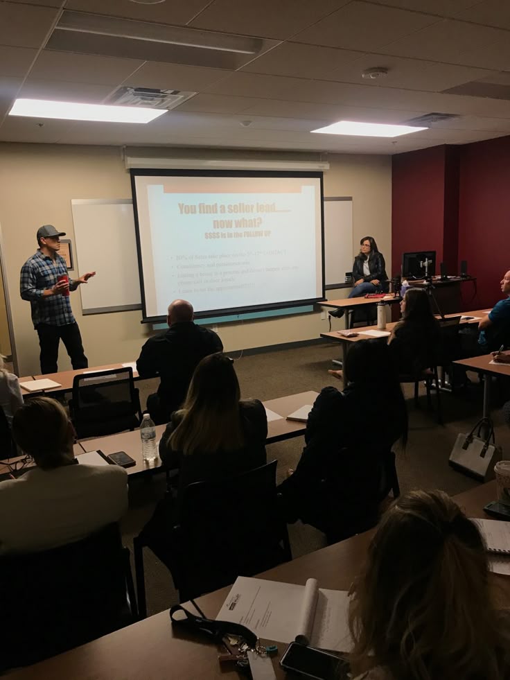 Student speaking confidently during a classroom presentation